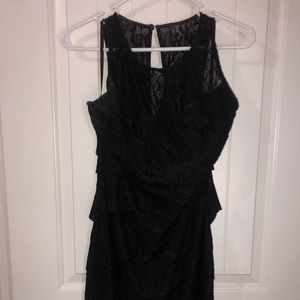 Classy Lace Black Dress